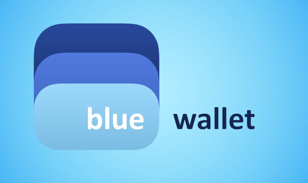 Blue wallet